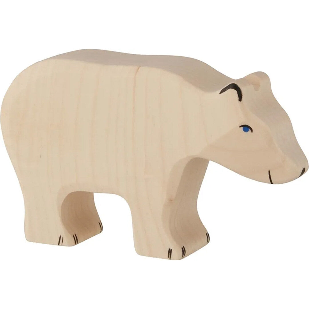 Holztiger ijsbeer - 12 cm