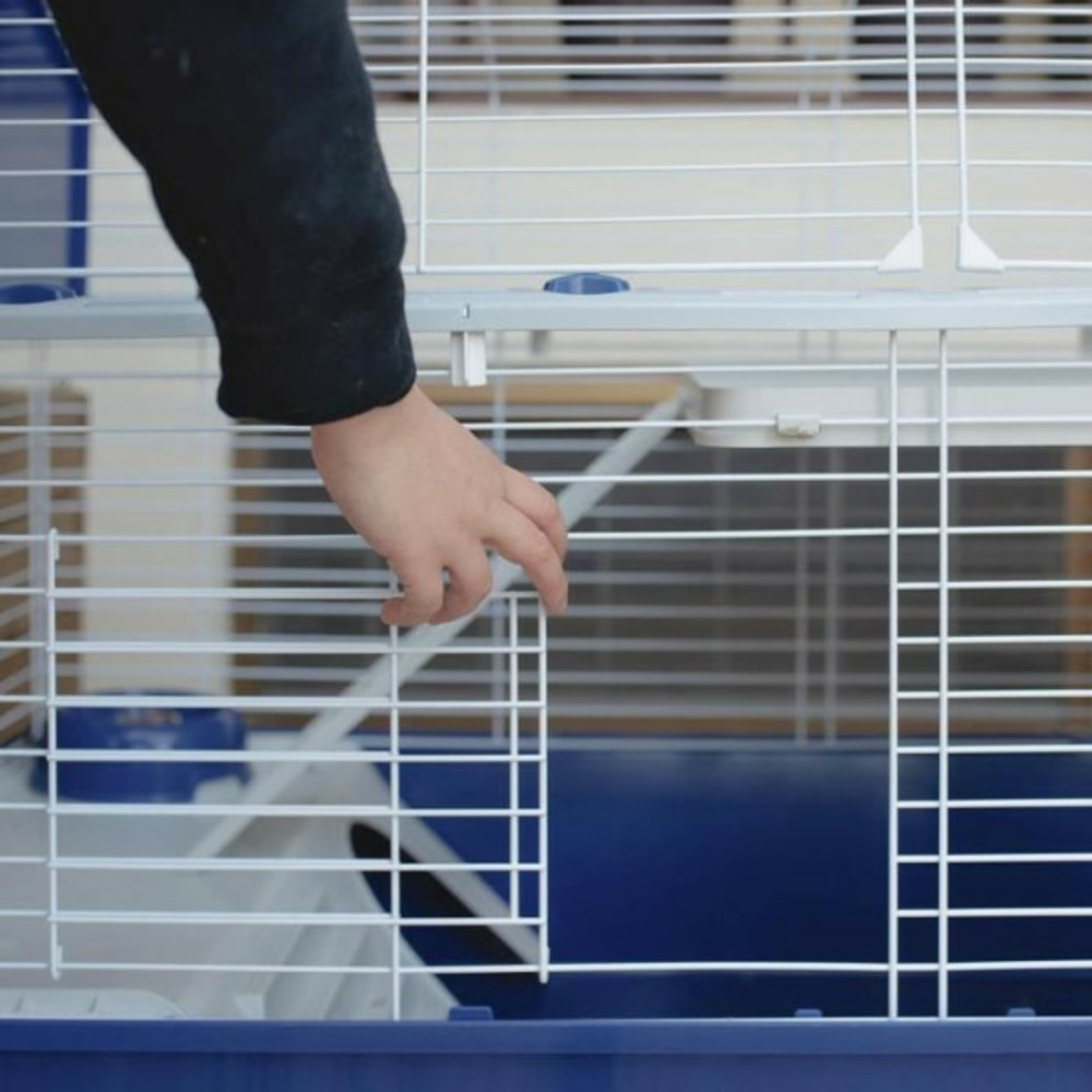 Cage pour lapins avec accessoires 78 x 48 x 65 cm - barn80 -