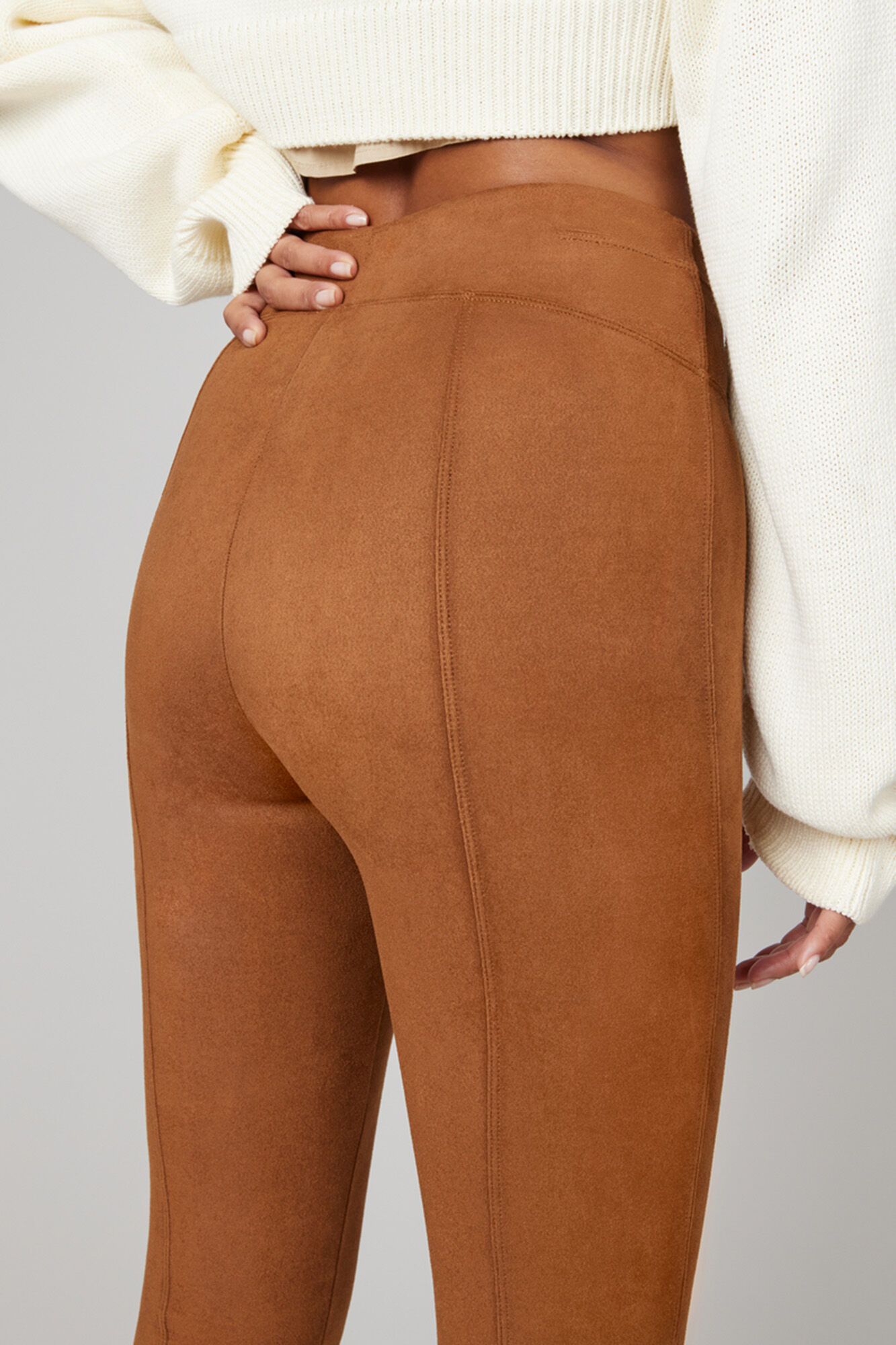 Leggings modeladoras com efeito Anteline - Nude