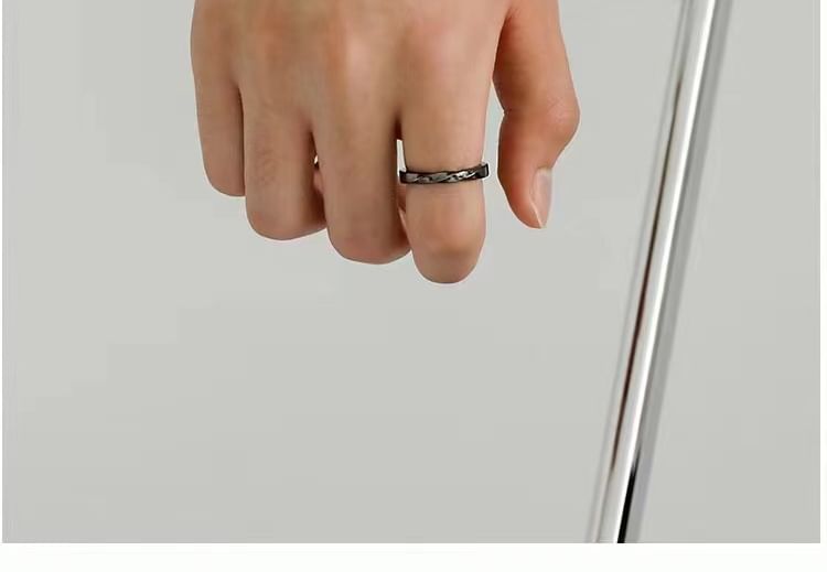 Soosina - Open ring van roestvrij staal (verschillende uitvoeringen)