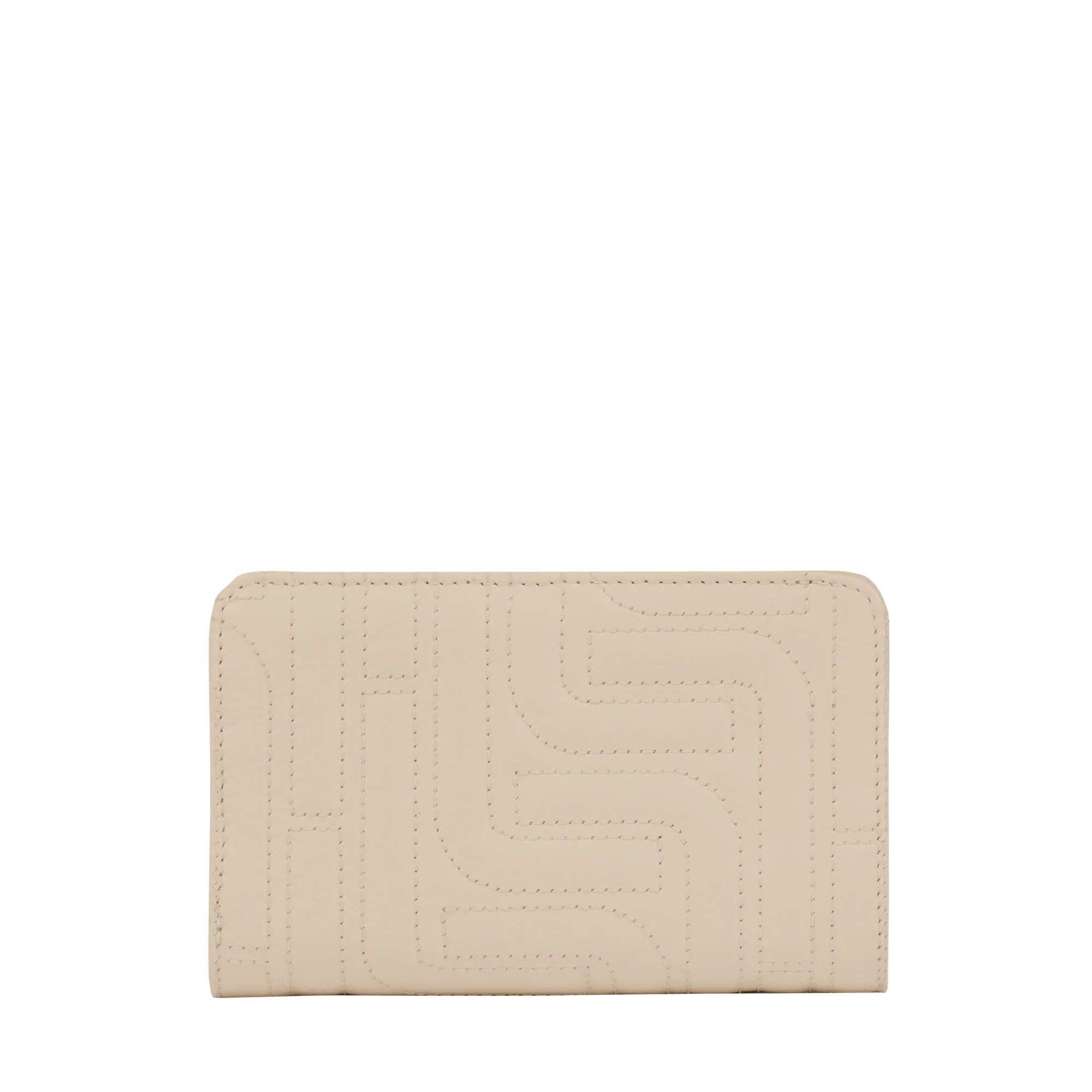 Rectangular zipped compact wallet Midi-Minuit de Lancel-Dune