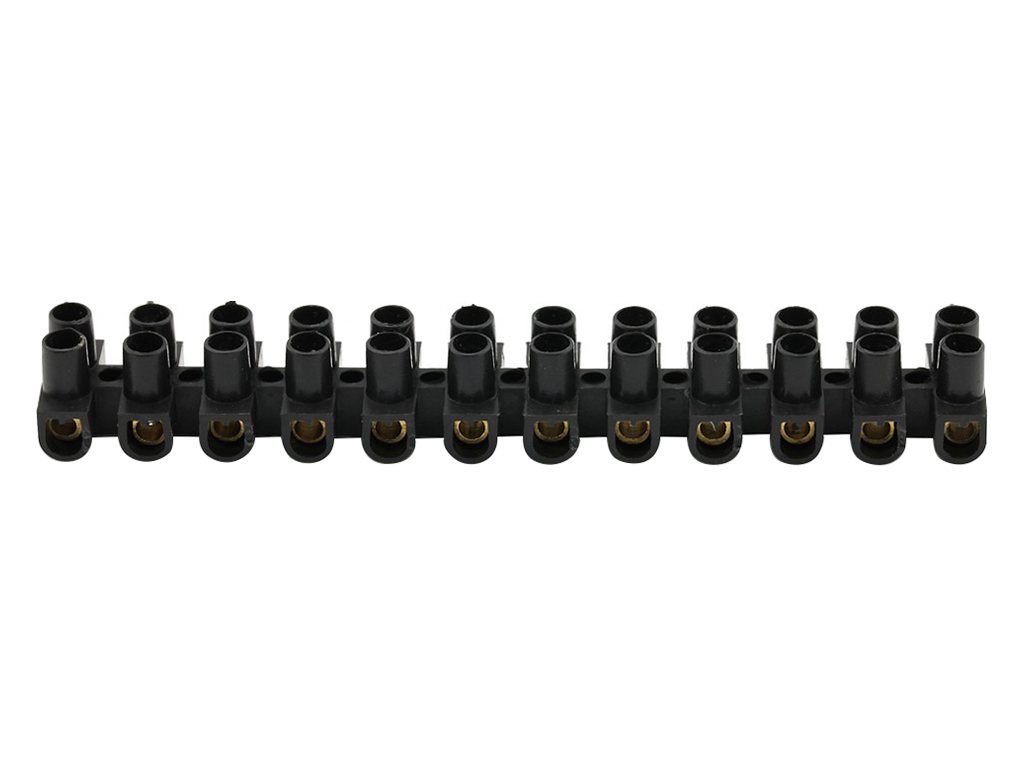 BBA kroonsteenstrip 12-polig - black