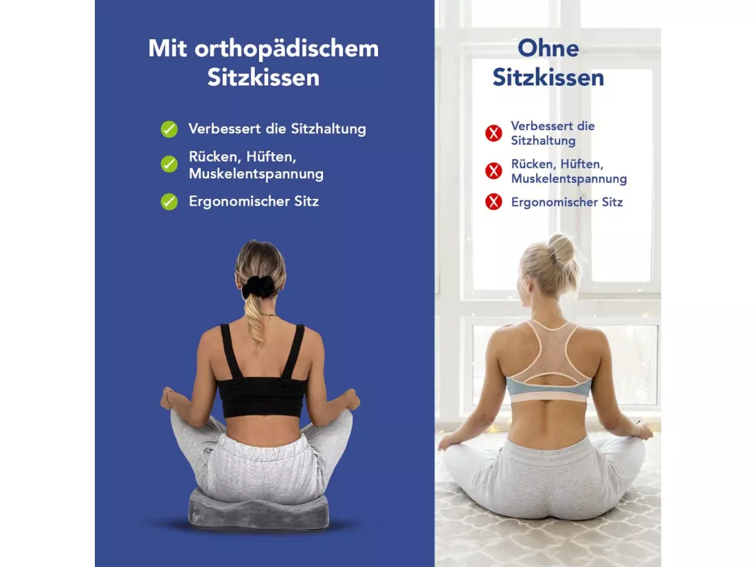 Coussin d'assise orthopédique