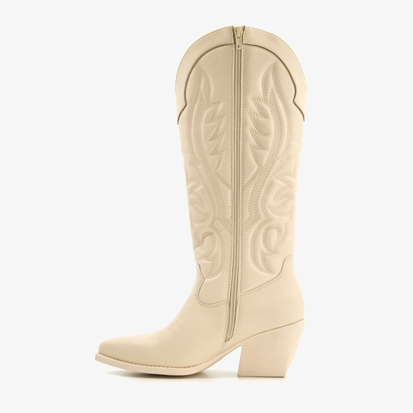 Blue Box dames crème western boots