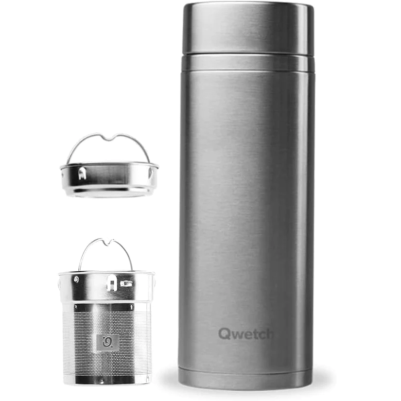 Théière isotherme inox brossé 400 ml Qwetch