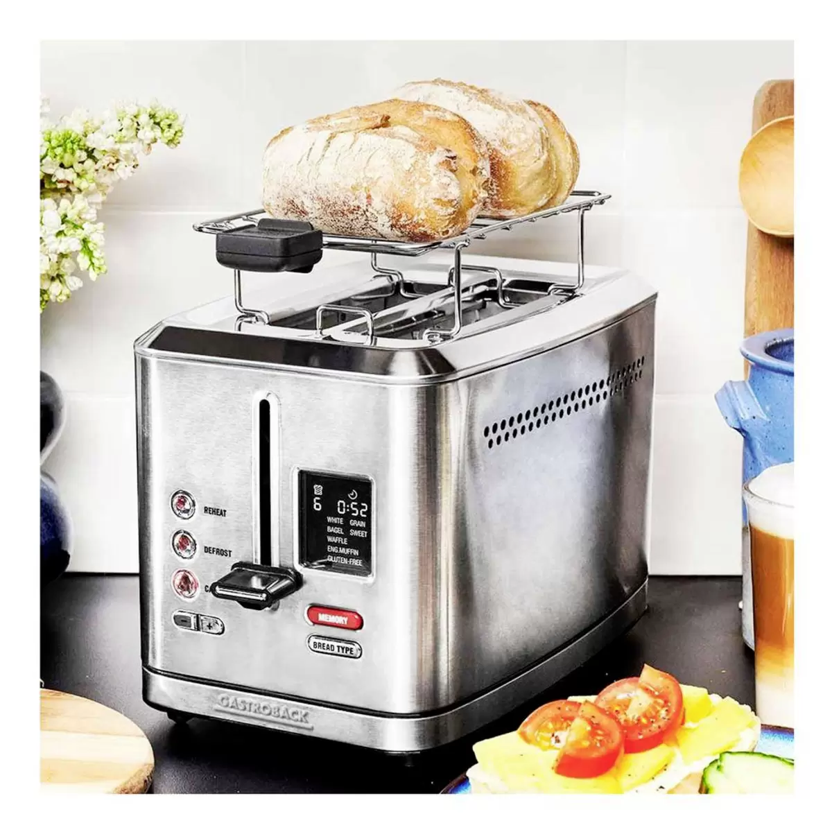 Toaster 2 Scheiben Gastroback Design Toaster