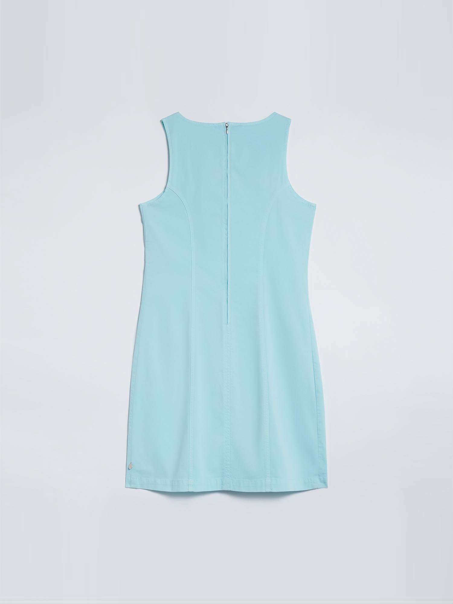 Robe Femme Sans Manches Coton Biologique Bleu Clair