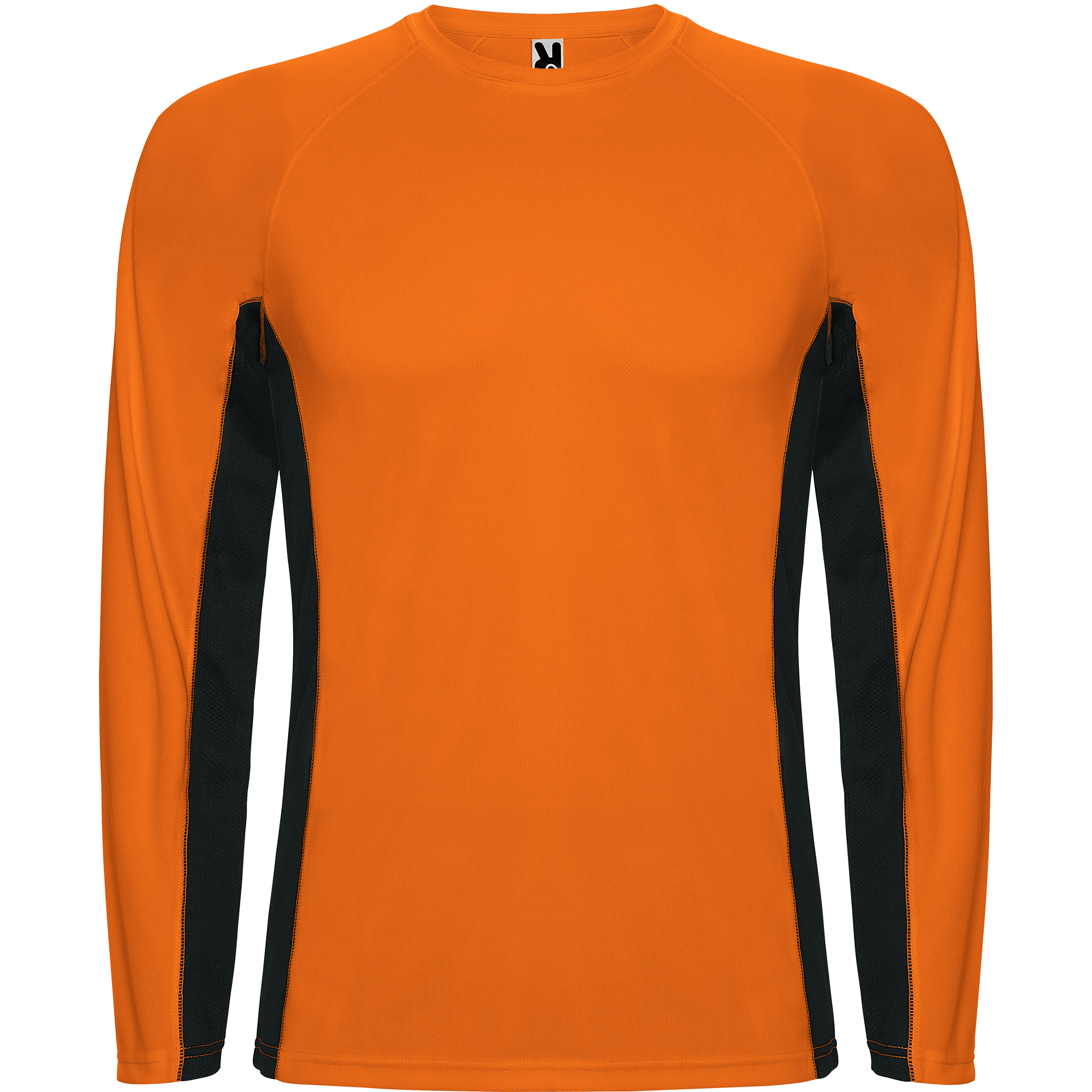 Roly CA6670 - SHANGHAI L/S T-shirt combiné avec deux tissus en polyester