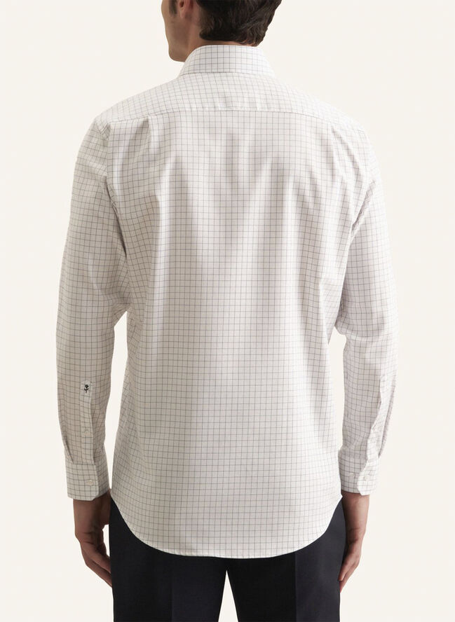 Seidensticker Business Shirt Regular Long sleeve Kent-Collar Check Blue