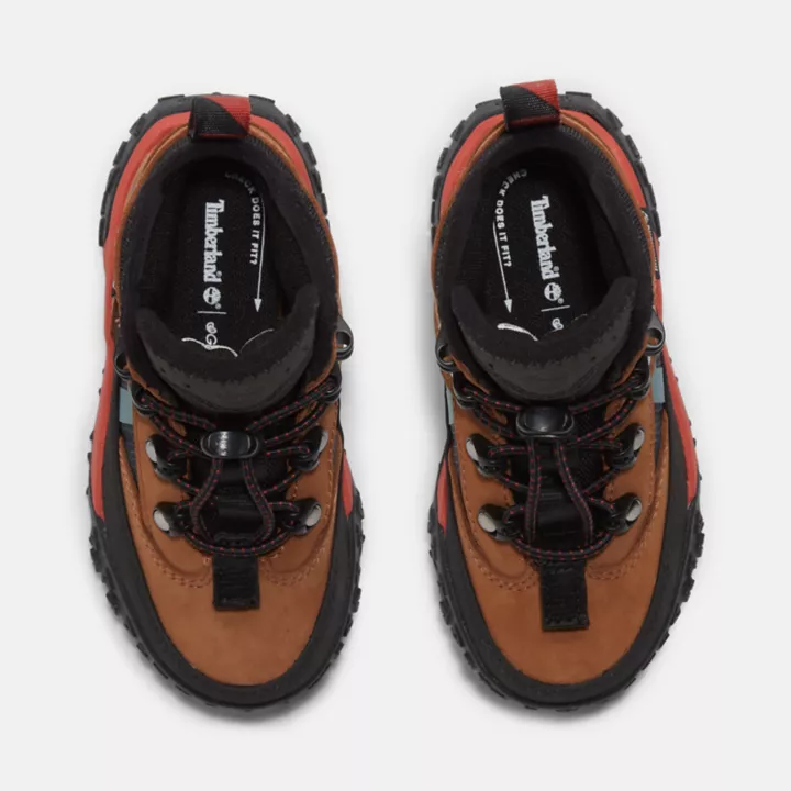 Chaussure imperméable Greenstride Motion 6 pour tout-petit en marron clair