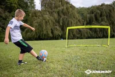 SchildkrötTragbares Fussballtor XL - gelb