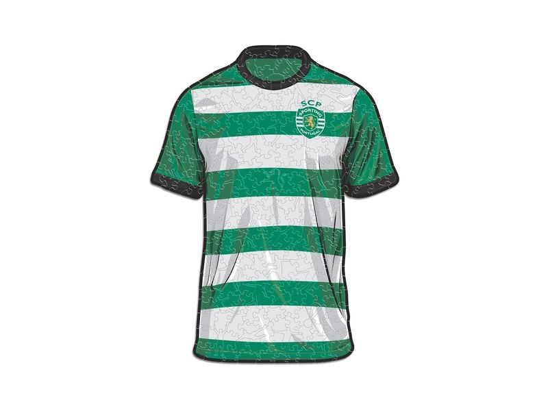 Iconic Puzzle Sporting CP – Trikot Offizielles Holzpuzzle, Grösse M