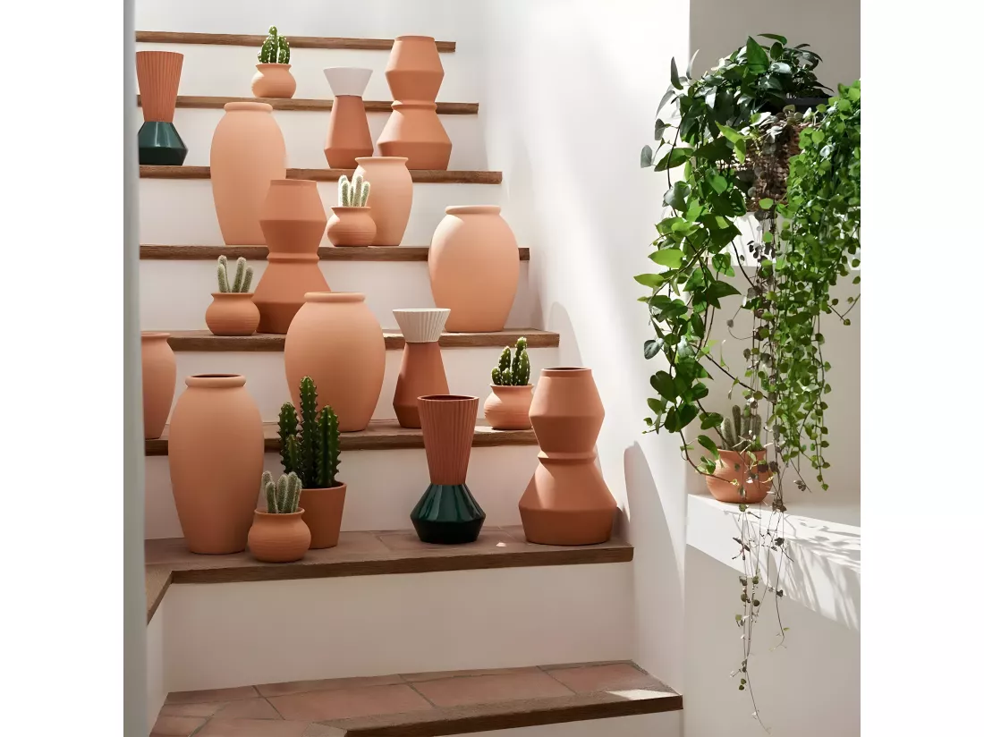 Vase Design Terre Cuite 