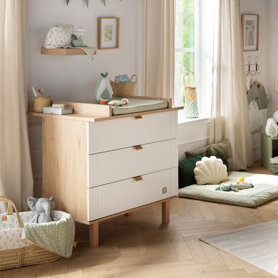 Solène Dispositif à langer   Blanc        de               Sauthon Baby's Sweet Home