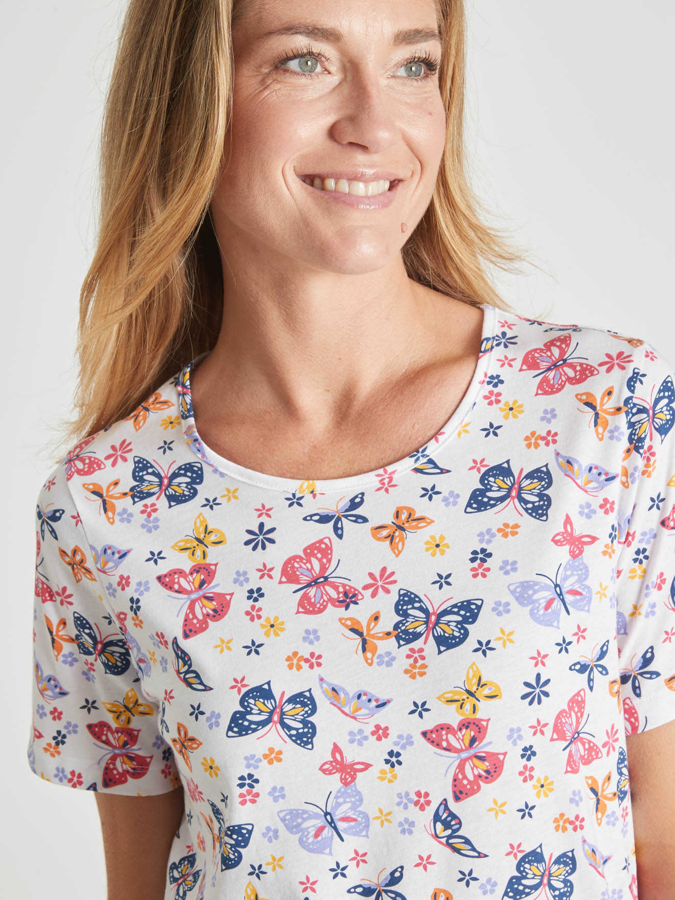 Tee-shirt de pyjama pur coton