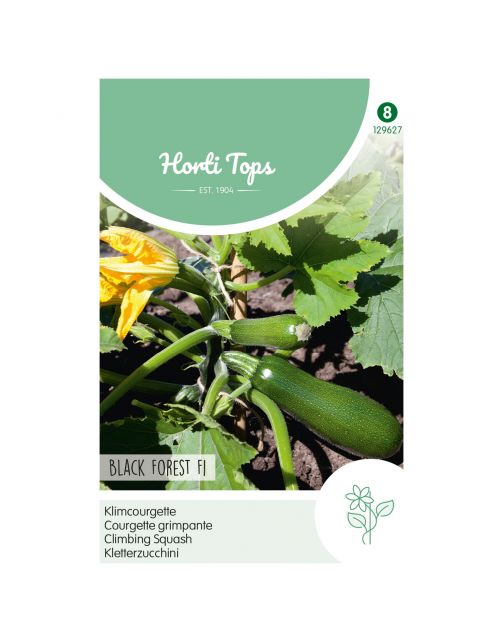 Hortitops Courgette Black Forest F1 (Klimmend) - Groentezaden - 8 stuks