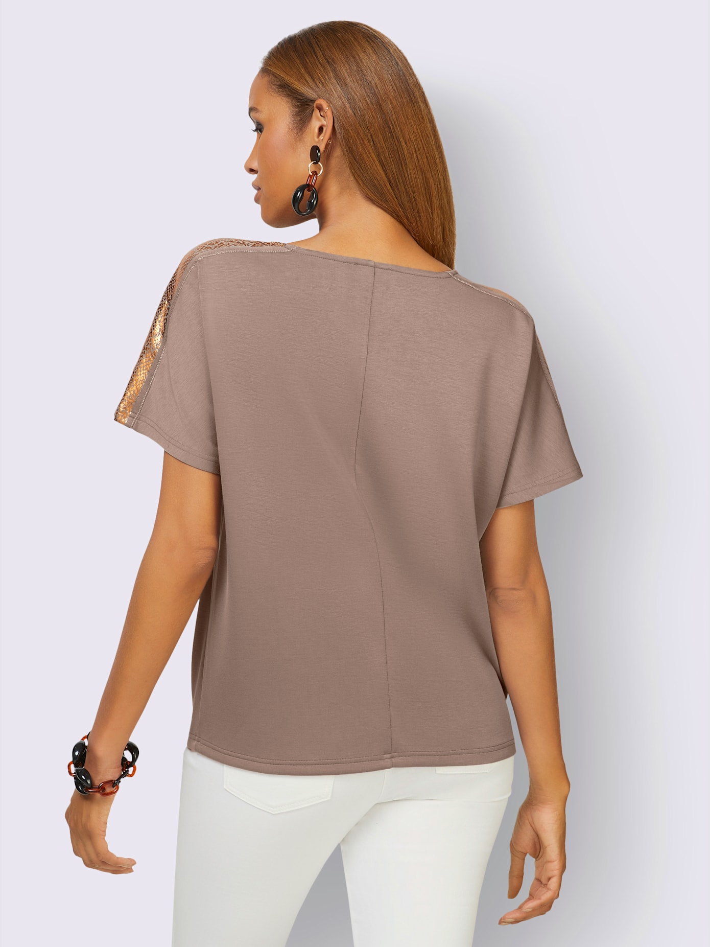 Sweat-shirt mélange de modal doux