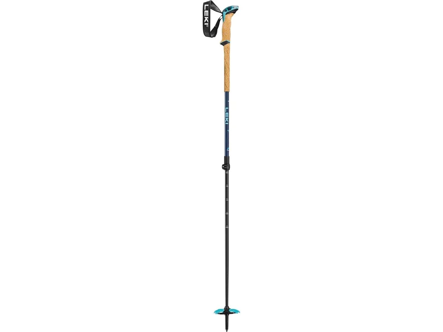 LEKI Bernina Lite 2, Alpint skiløb, 135 cm, Voksen, Hunstik, Beige, Sort, Blå, Aluminium