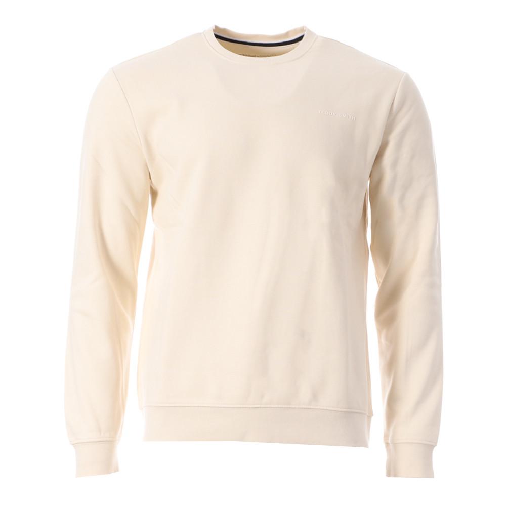 Teddy Smith Sweat Ecru Homme Teddy Smith S-nark Rc