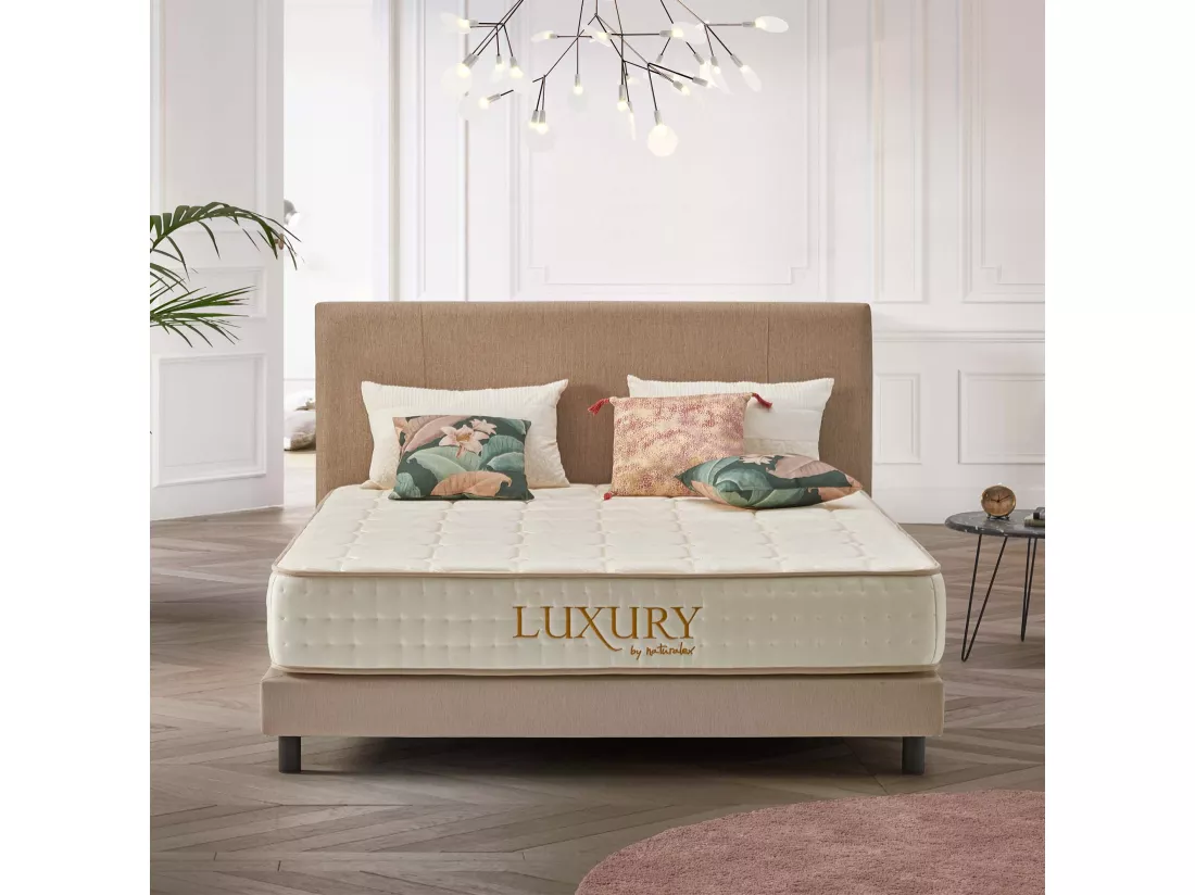 Naturalex - Matelas Luxury à ressorts ensachés 160x200 cm - Épais 24 cm - Visco Thermorégulateur - Tissu Premium - Haute Qualité - Respirabilité optimale