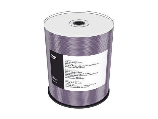 MediaRange DVD-R 4.7 GB, Spindel (100 Stück) DVD-Rohlinge mit bedruckbarer Oberfläche