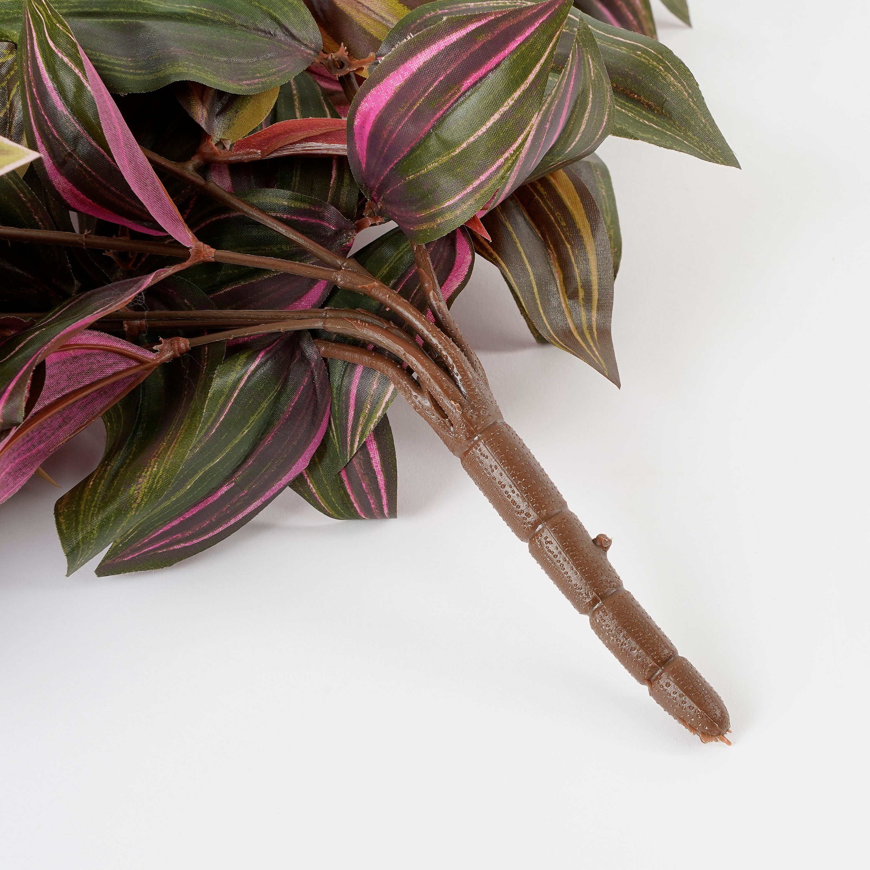 Mica decorations - tradescantia artificielle bordeaux h54
