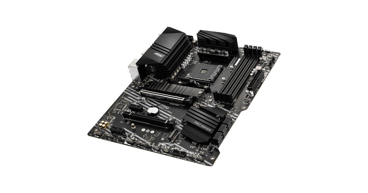 MSIB550-A PRO socket AM4 moederbord  (Zwart, RAID, Gb-LAN, Sound, ATX, Tweedekans)