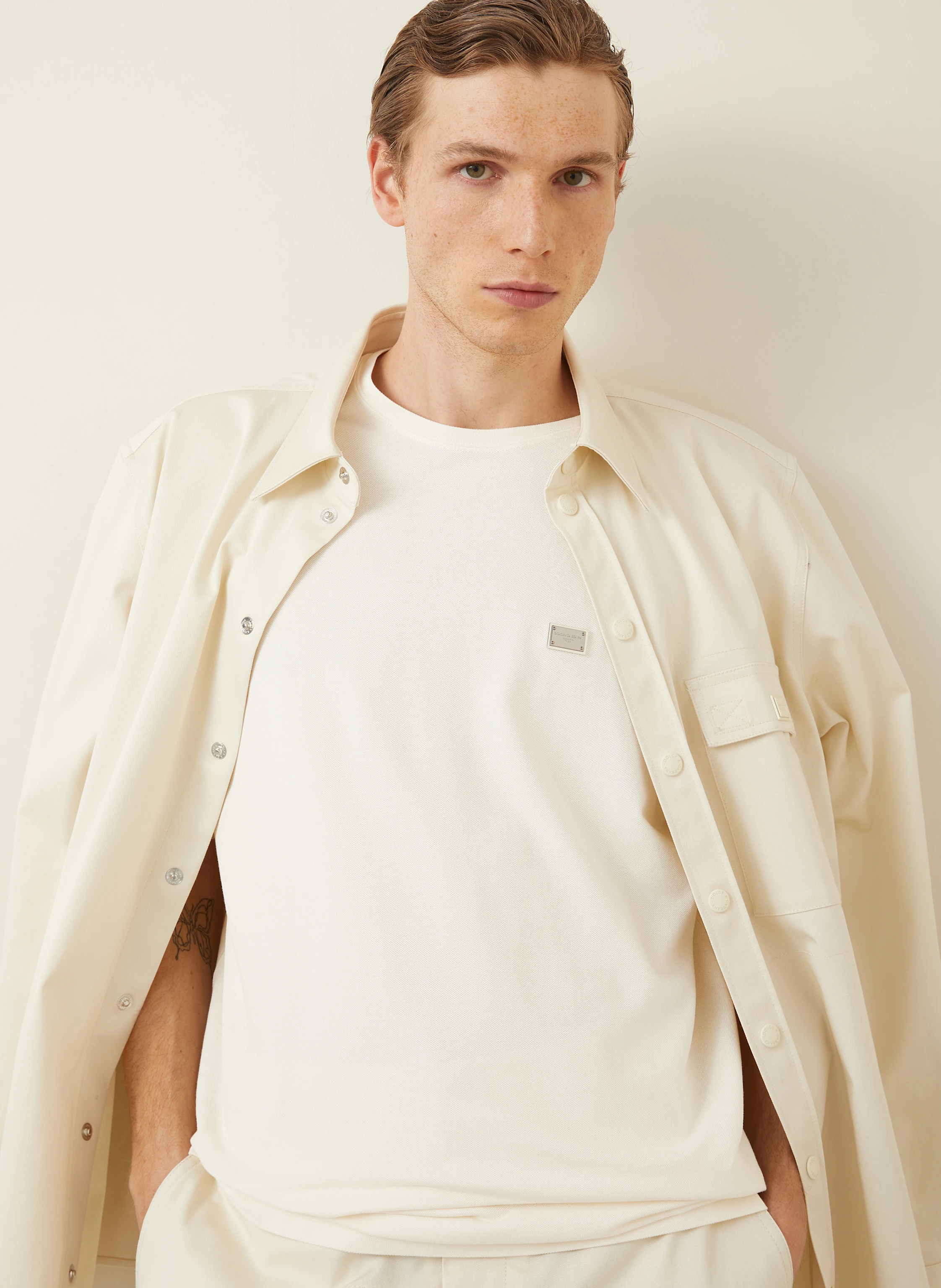 DOLCE & GABBANA T-Shirt aus Piqué