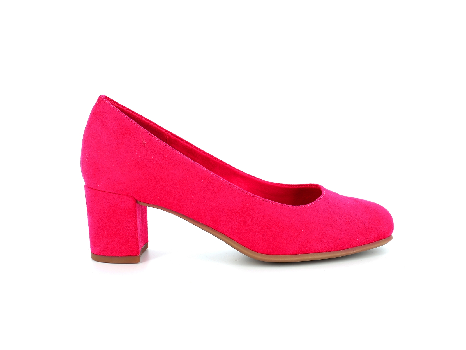 Jana  shoes-22478 velours Fushia