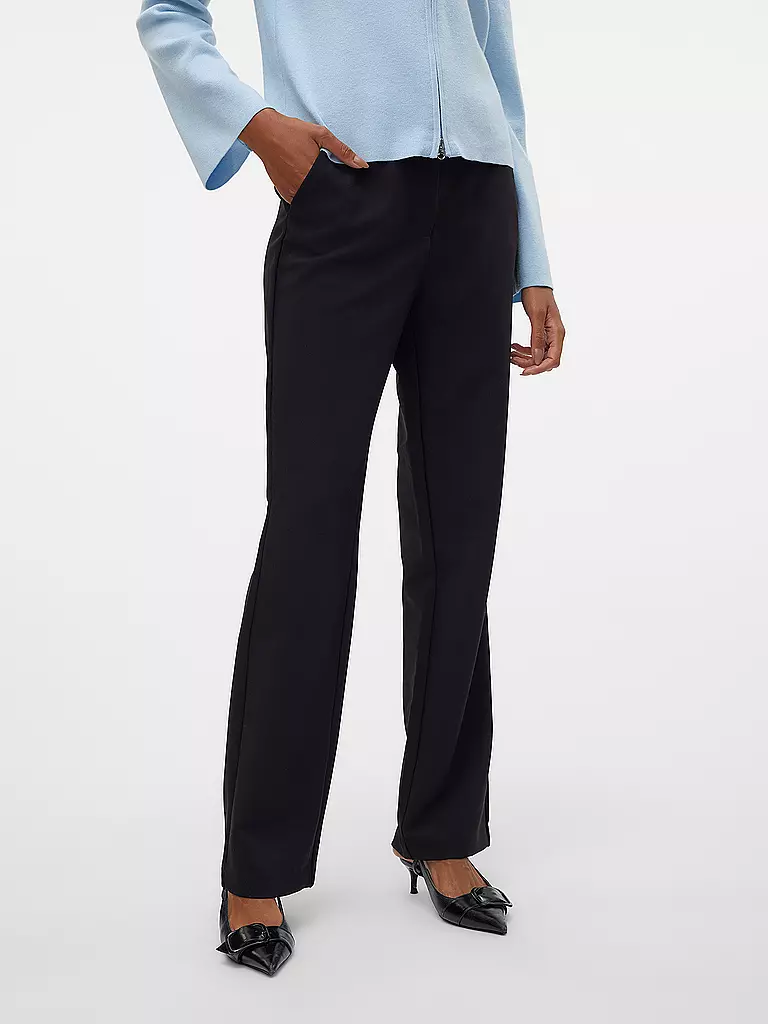 VERO MODA Businesshose Straight Fit VMCLAIR schwarz