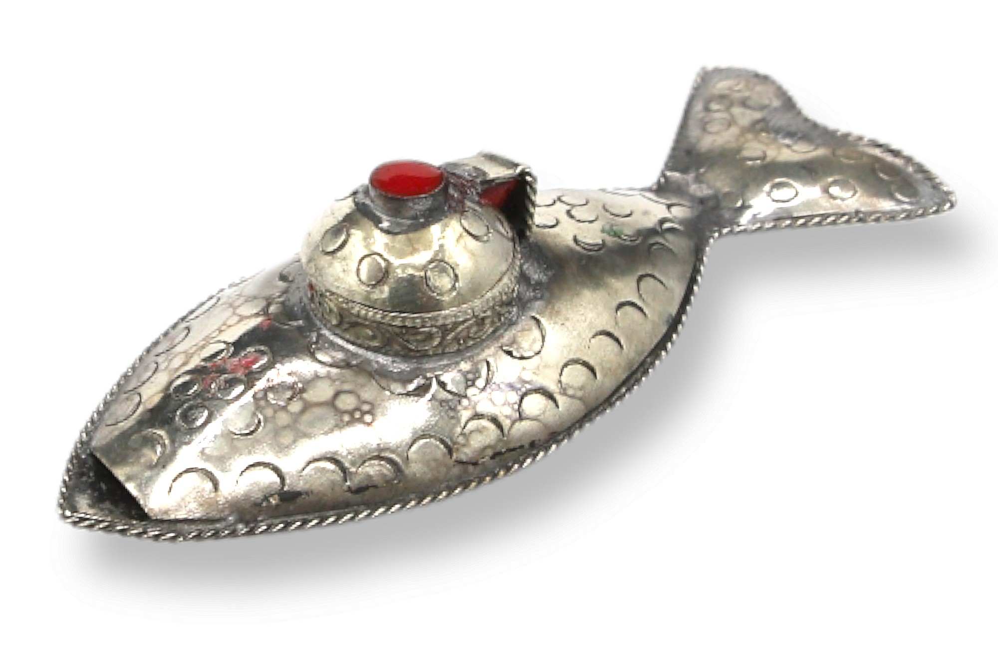 Schmuckdose 'Fisch', T 10 cm, B 4,5 cm, H 3 cm von fischer's lagerhaus