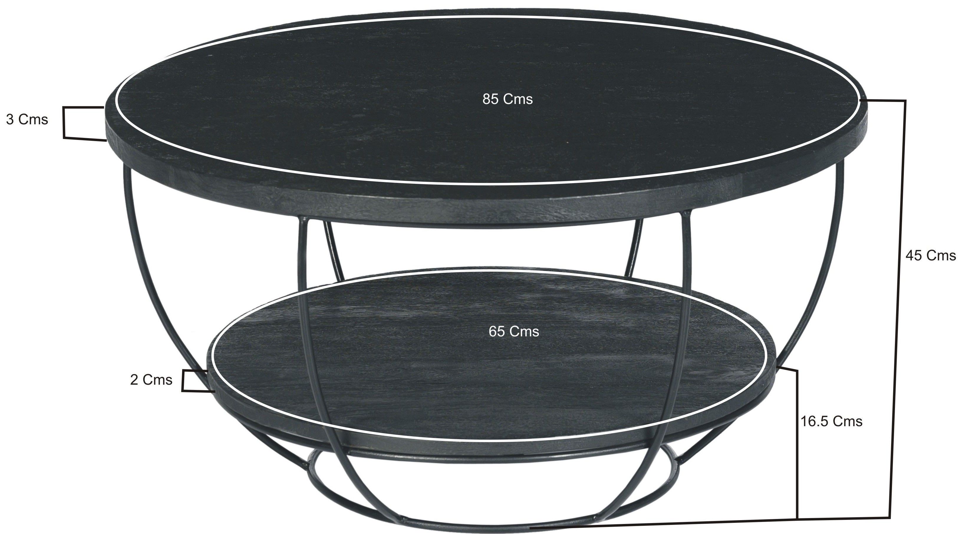 Salontafel Norris ⌀85  x H44 cm