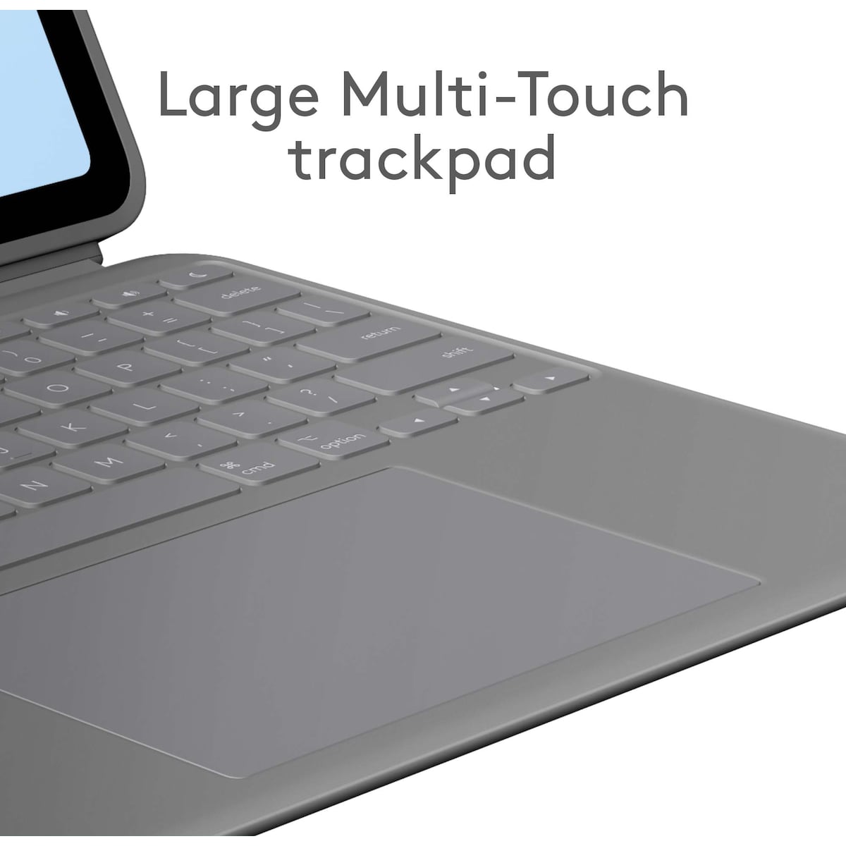 Logitech Combo Touch tastaturdeksel for iPad Air 13 (M2) (grå)