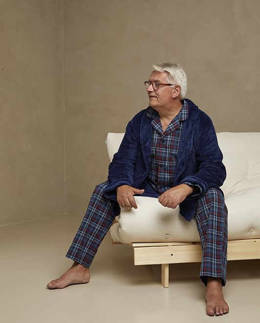 Hugh morgenkåpe i fleece