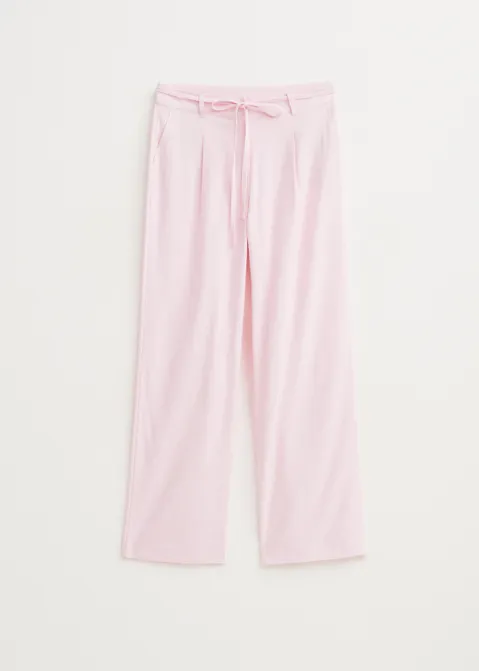 Linnen broek roze (ROS.L)