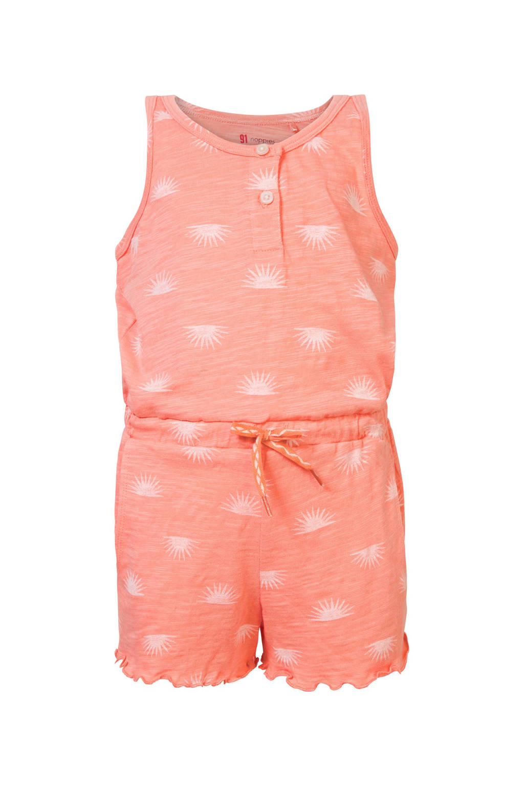 Noppies playsuit Eski met all over print roze