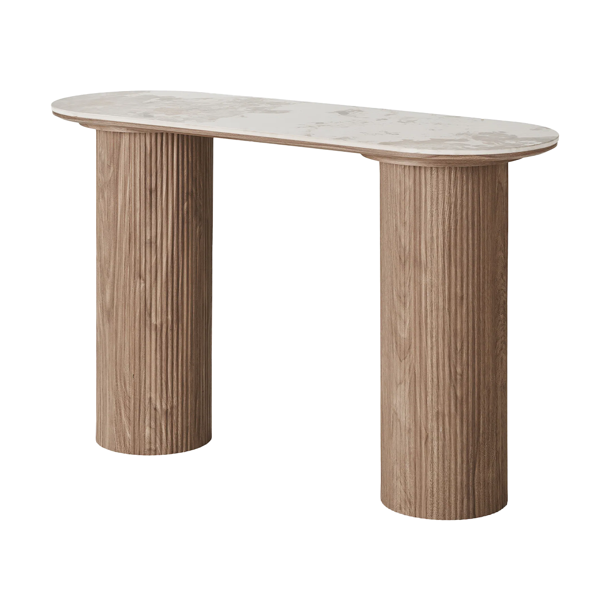 Artichok Ronda Houten Sidetable Bruin - 120 x 78 cm