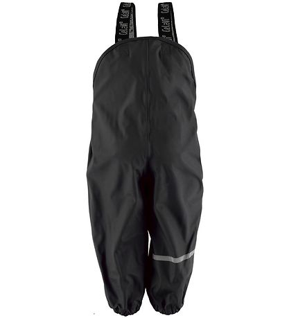 CeLaVi Regenhose m. Träger - PU - Schwarz