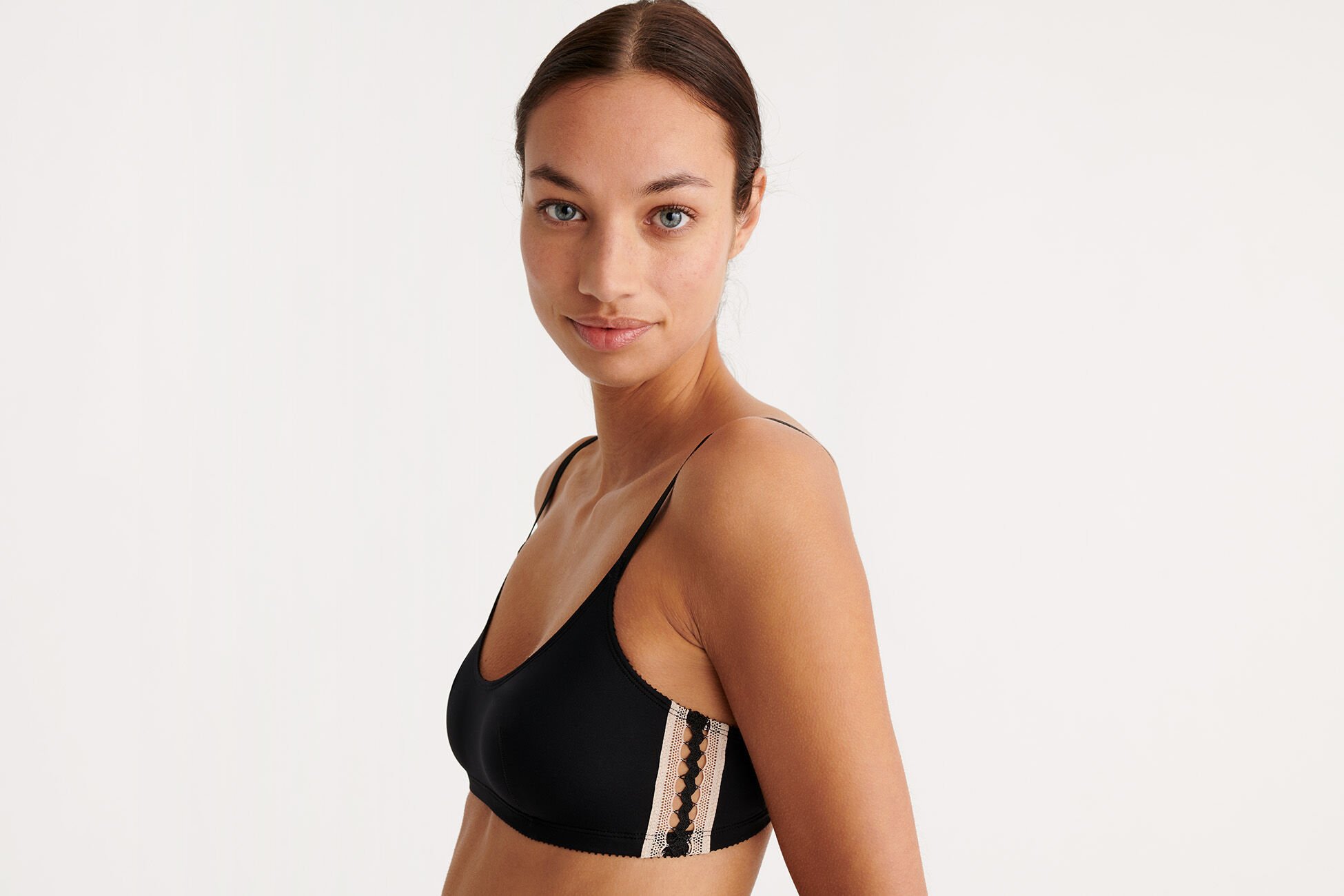 Freestyle Brassière NOIR/ROSE PETALE