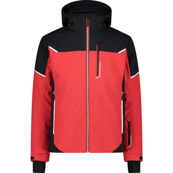 Veste de ski CMP MAN SOFTSHELL JACKET ZIP HOOD FERRARI NERO