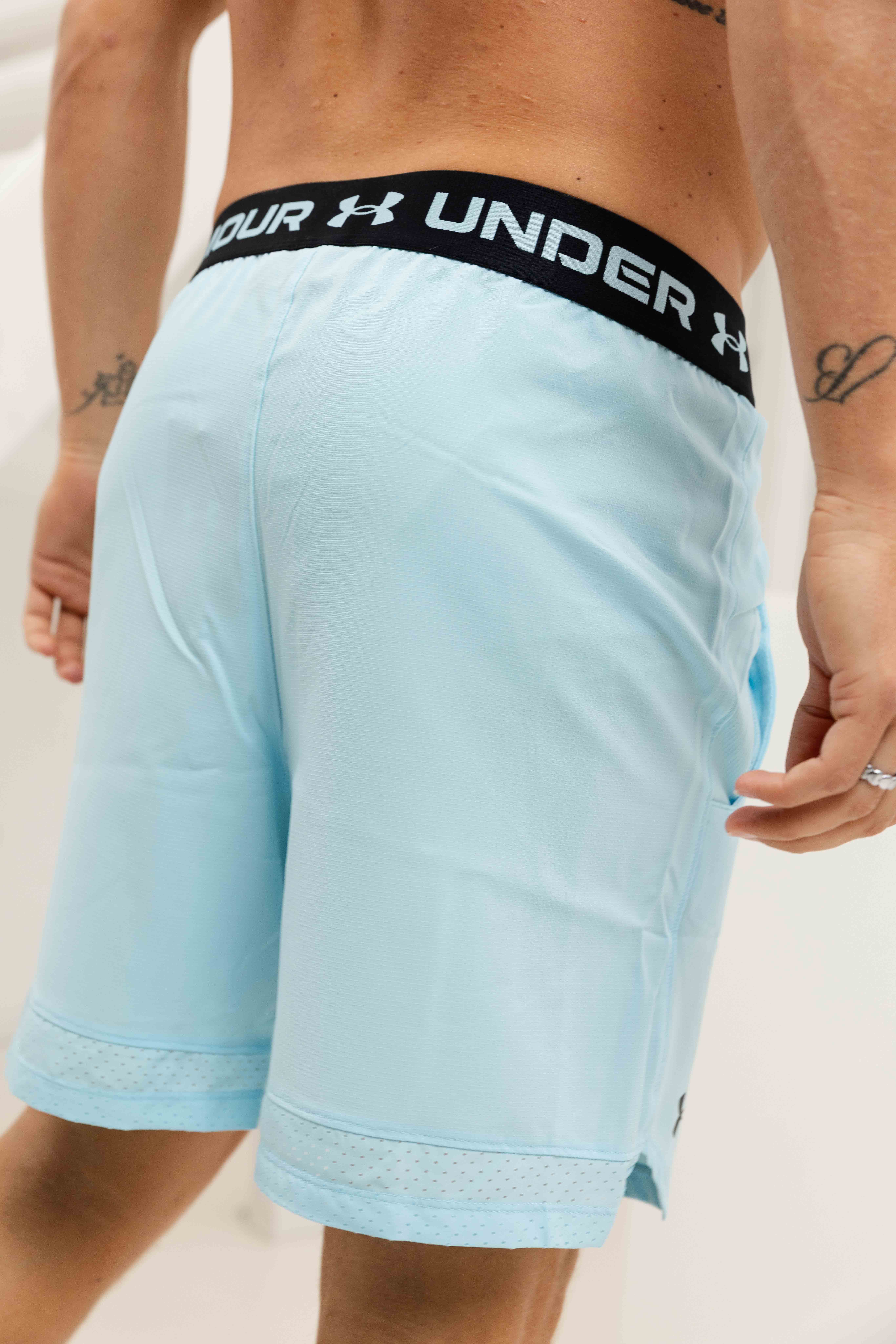 Under Armour Vanish Woven 15CM Korte Broek Heren Lichtblauw