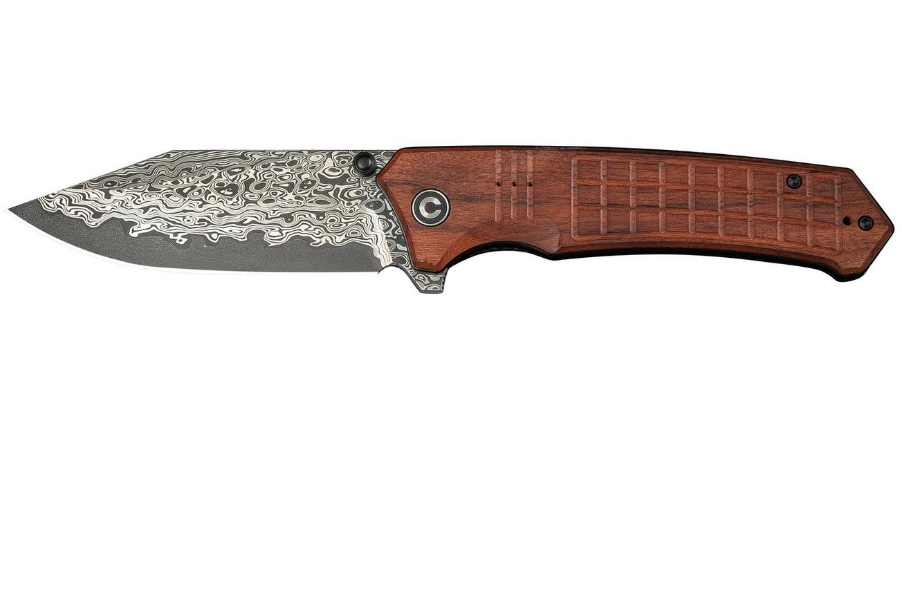 Civivi Tacticorix C23055-DS1 Damascus, Guibourtia Wood, zakmes
