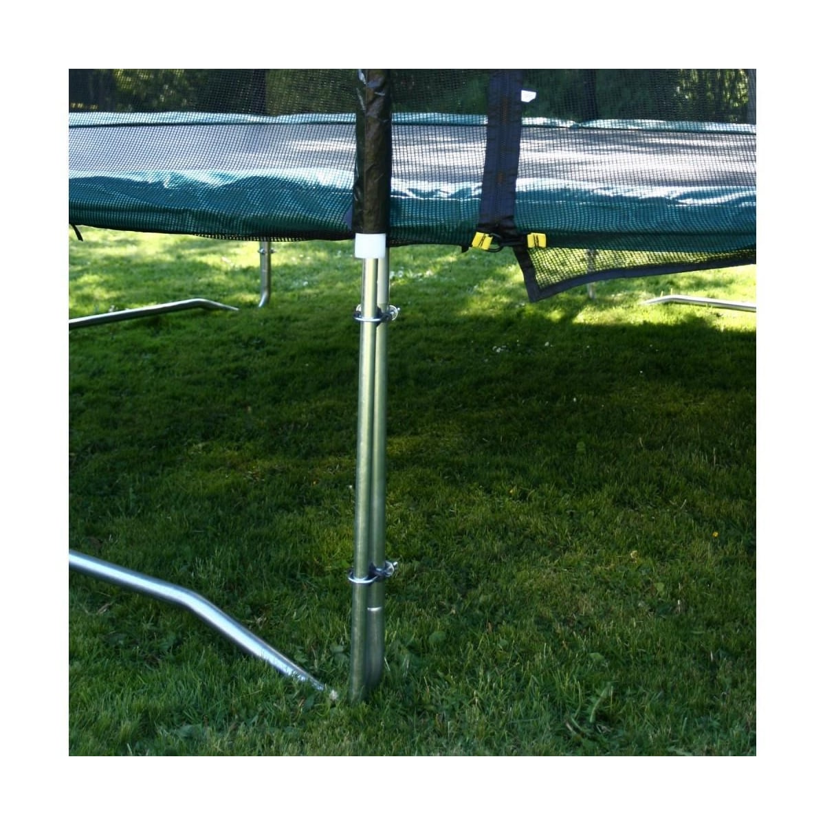Kapsling for D426cm trampoline, med stenger, sort