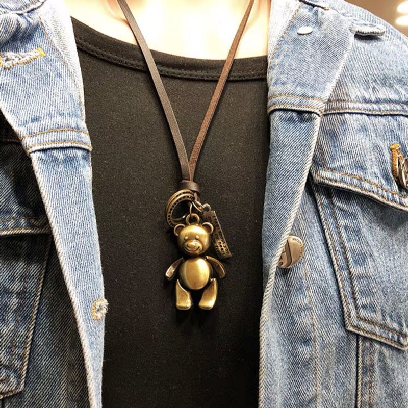 Malikasa - Bijpassende berenhangerketting voor koppels