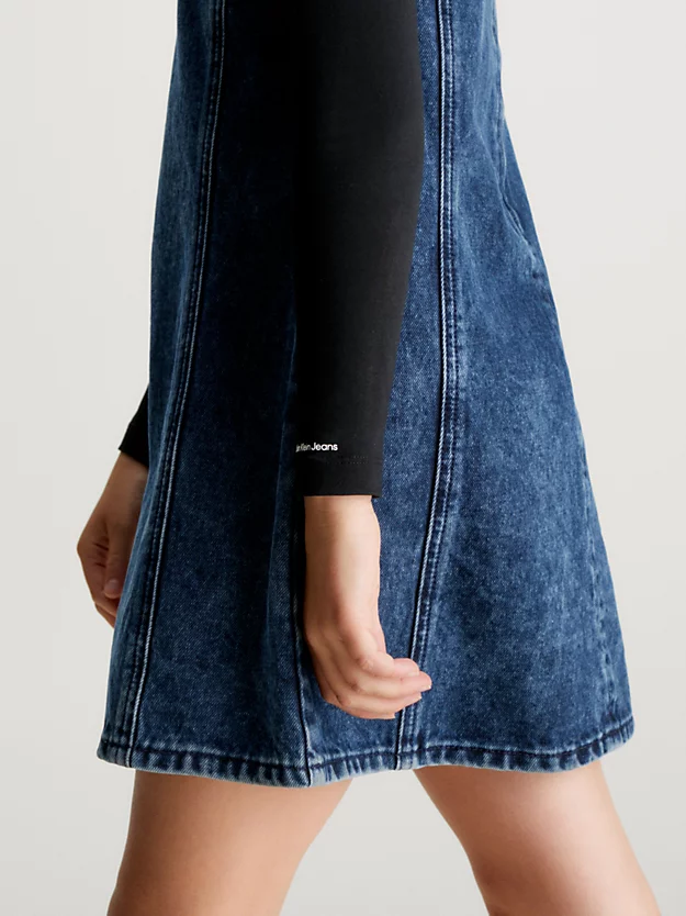 vestido jeans sem mangas