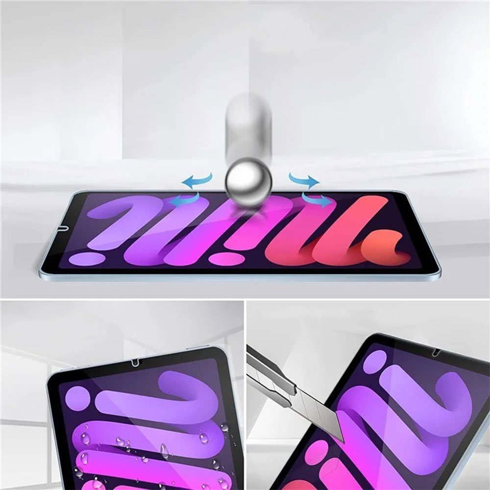 iPad Mini 7 (2024) / Mini 6 (2021) Panzer Glas Displayschutz Case Friendly
