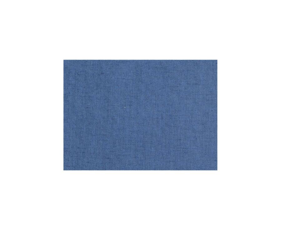 Chemise coton et lin indigo - Poche poitrine - COLTEN MC