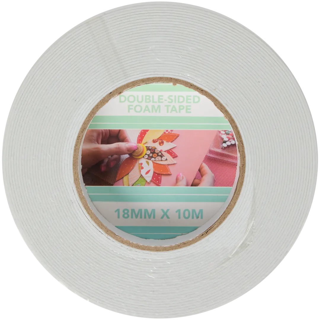 Dubbelzijdige foam tape 18 mm x 10 m