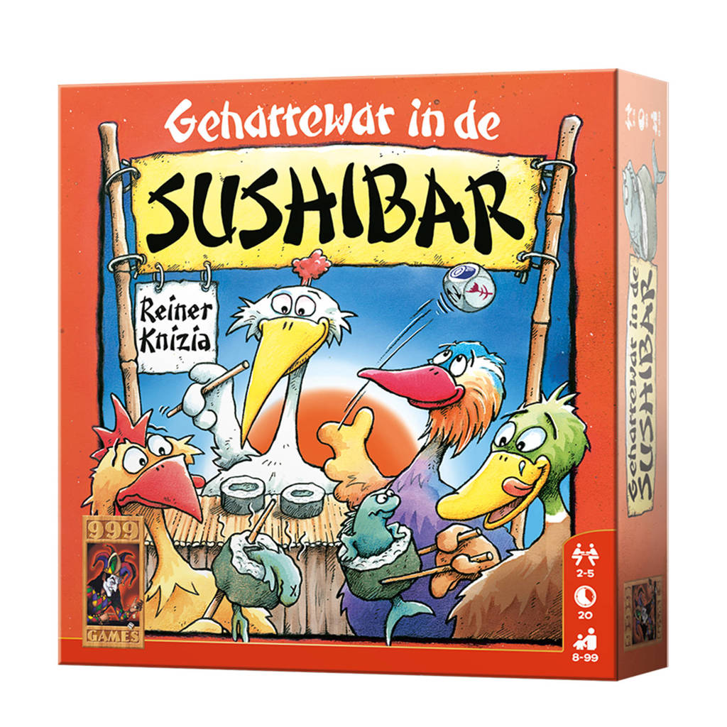 Vlot en leuk spelGeharrewar in de Sushibar