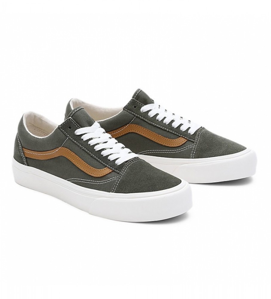 Tênis Vans Old Skool VR3 de couro cinza